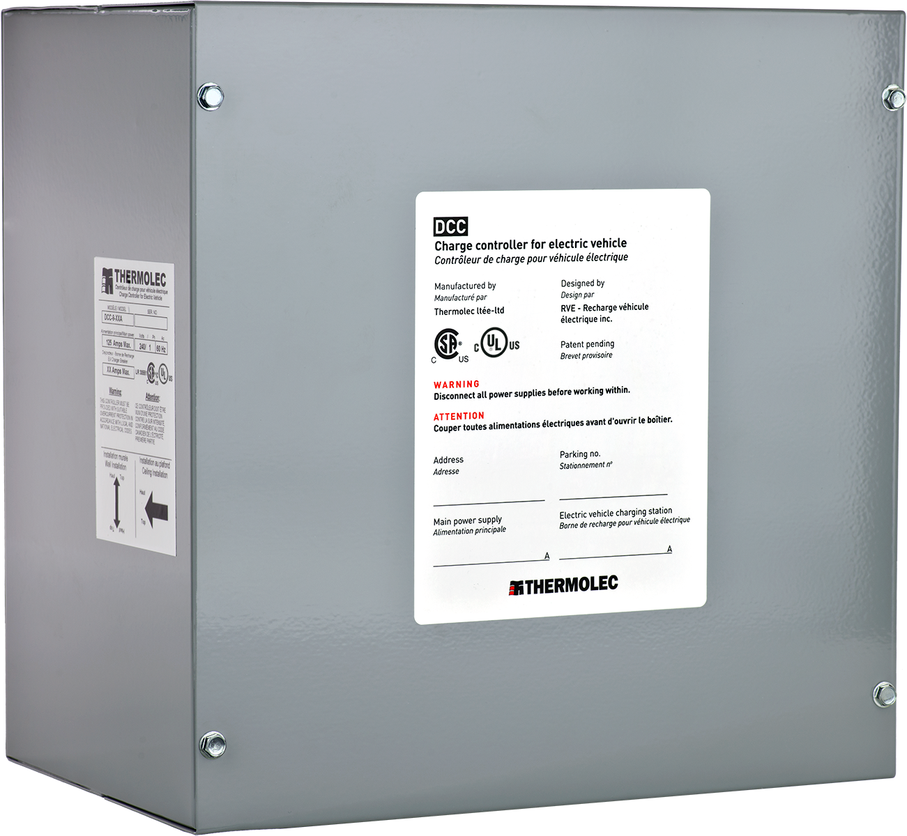 RVE DCC-9-50A EV Power Management System 120/240-208V Distribution Box, 50A Disp. Included, Max 125A