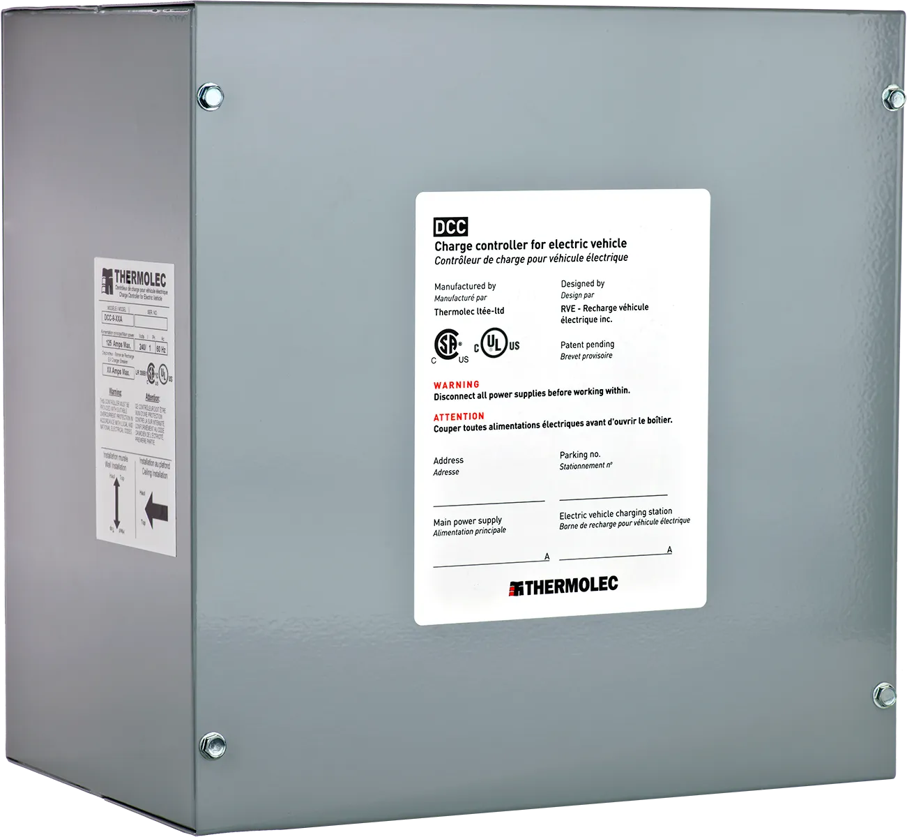 RVE DCC-9-50A EV Power Management System 120/240-208V Distribution Box, 50A Disp. Included, Max 125A