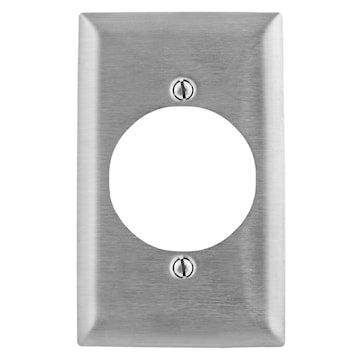 HUBBELL SS723 PLAQUE 1G 2.16PO RECEPT20/30A SS
