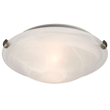 GALAXY LIGHTING 680112MB/PT LUM CEILING 2X60W TIN/MARBLE GLASS 12 3/4P