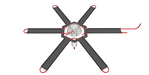 NVENT THERMAL F6205-AL-23-2 ENS DRAIN TOIT INCL LANIERE CABLE RACC 208/240V