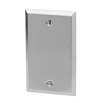 ABB CI97012 PLAQUE 2G VIERGE ACIER INOX