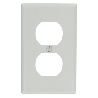 LEVITON 87003 PLAQUE DUPLEX GRIS