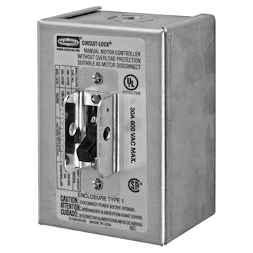 HUBBELL HBL1379 SECTIONNEUR A INTERUPTEUR 30A 3P NEMA 1