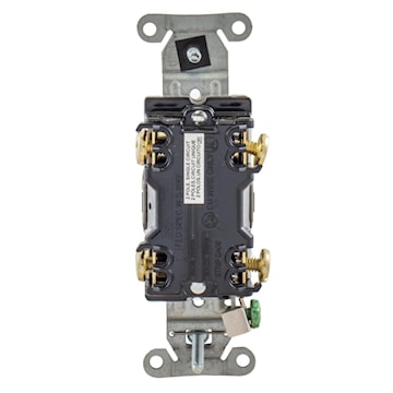 HUBBELL CSB220W INTERR 20A 120/277VDUPLEX WHITE