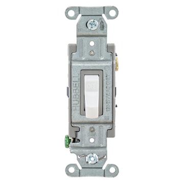 HUBBELL CSB115W INTERR 15A 120/277V WHITE