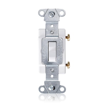 LEVITON 18201-W INTERR 15A 1P 347V BLANC
