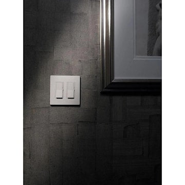 Claro double wall plate - White