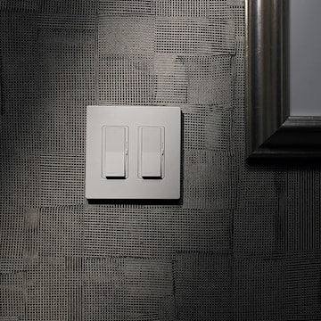 Claro double wall plate - White