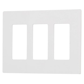 LUTRON CW-3-WH TRIPLE WALL PLATE BLANCCLARO