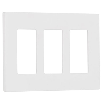 LUTRON CW-3-WH TRIPLE WALL PLATE BLANCCLARO