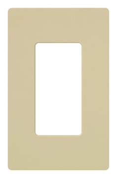 LUTRON CW-1-IV PLAQUE MUR SIMPLE IVOIRECLARO