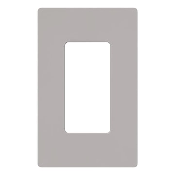 LUTRON CW-1-GR PLAQUE MURALE 1 GANG GRIS