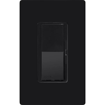 LUTRON DVCL-153P-BL GRAD. DIVA CFL LED 3 VOIES UNIPOLAIRE NOIR