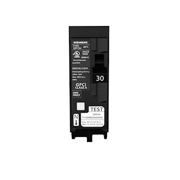 SIEMENS US2:QF130ANCSA DISJ 1P 30A 10KA GFCI NEUTRAL PLUG-IN