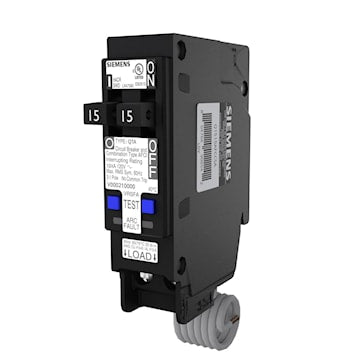 SIEMENS US2:Q1515AFCCSA DISJ JUMELE 1P 15A 10KAANTI ARC TAIL COCHON