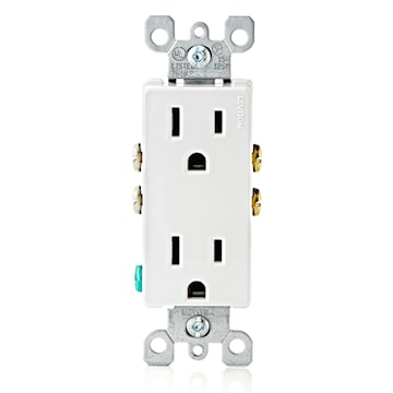 LEVITON 5325-W RECEPT 15A 125V DEC DUPLEX BLANC (AI)