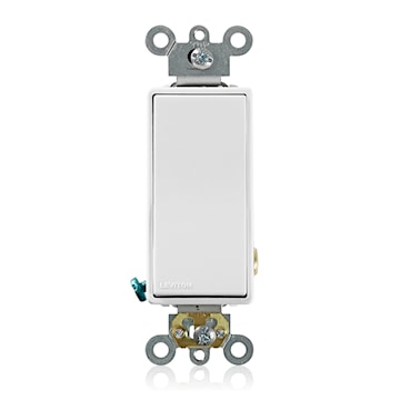 LEVITON 5621-2W INTERR 20A 120/277V 1PBLANC