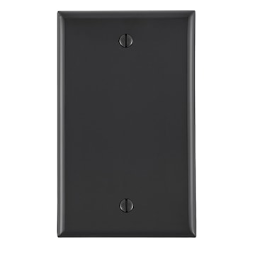 LEVITON 80714-E PLAQUE 1G OBTURATEUR MONTE EN BOITE THERMO NOIR