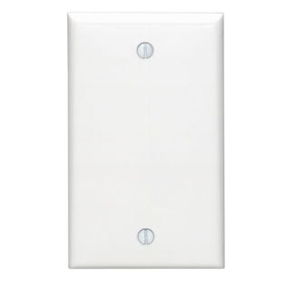 LEVITON 80714-W PLAQUE 1G VIERGE NYLONBLANC