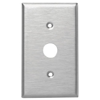 LEVITON 84071-40 WALL PLATE TYPE 302 SS