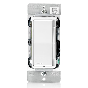 LEVITON DSL06-1LZ GRAD DEC 3V 600W INC 300W DEL/LFC BL IV AM CL