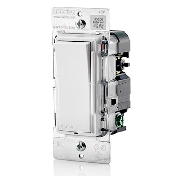 LEVITON DSL06-1LZ GRAD DEC 3V 600W INC 300W DEL/LFC BL IV AM CL