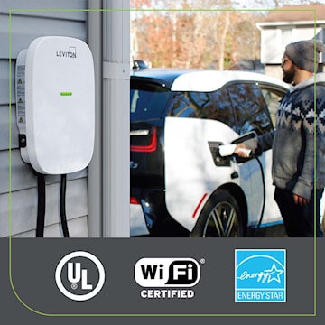 LEVITON EV32W BORNE DE RECHARGE 32A AVEC WI-FI