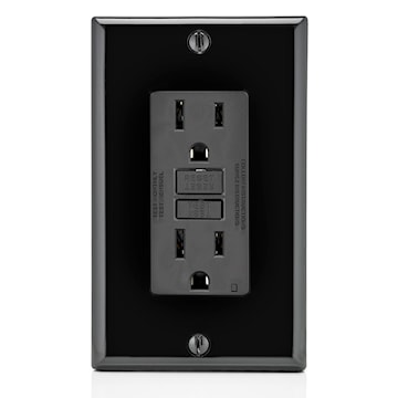 LEVITON GFNT1-E RECEPT DDFT AUTO TEST 15A125V NOIR