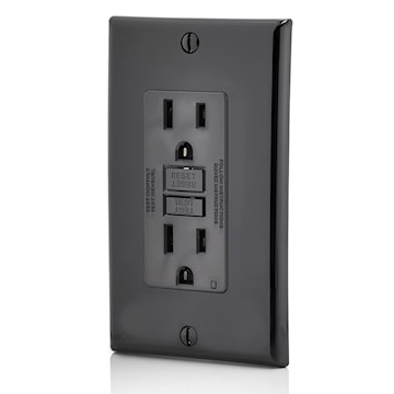 LEVITON GFNT1-E RECEPT DDFT AUTO TEST 15A125V NOIR