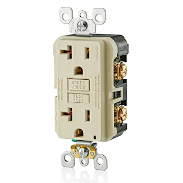 LEVITON GFNT2-I RECEPT DDFT HG AUTO TEST20A125V IV