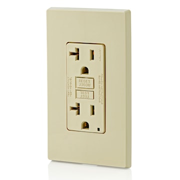 LEVITON GFNT2-I RECEPT DDFT HG AUTO TEST20A125V IV