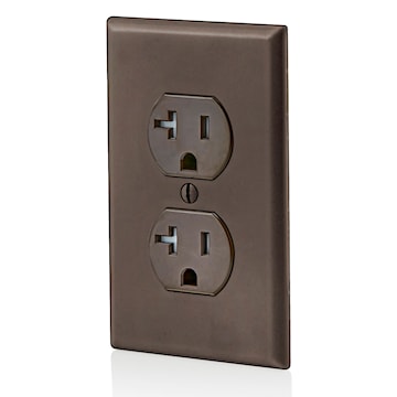 LEVITON T5820 RECEPT 20A 125V DUPINVIOL BRUN