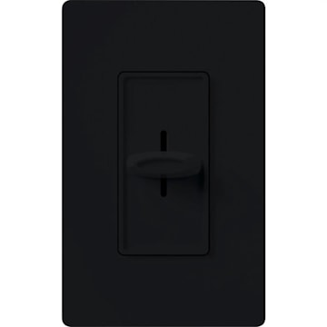LUTRON SFS-5E-BL CONTROLE VENTILATEUR À GLISS. UNIPOLAIRE NOIR