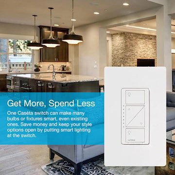 LUTRON PD-10NXD-WH-C GRADATEUR CASETA PRO 250W LED/CFL 1000W