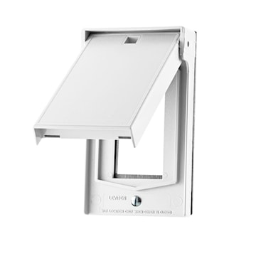 LEVITON 4998-W PLATE 1G DEC DFT CPVWHITE VERTICAL