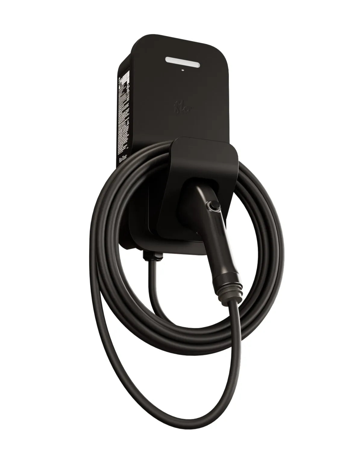 FLO Maison X3 50 A - Noir absolu - Installation fixe - J1772 - Borne de recharge résidentielle de niveau 2