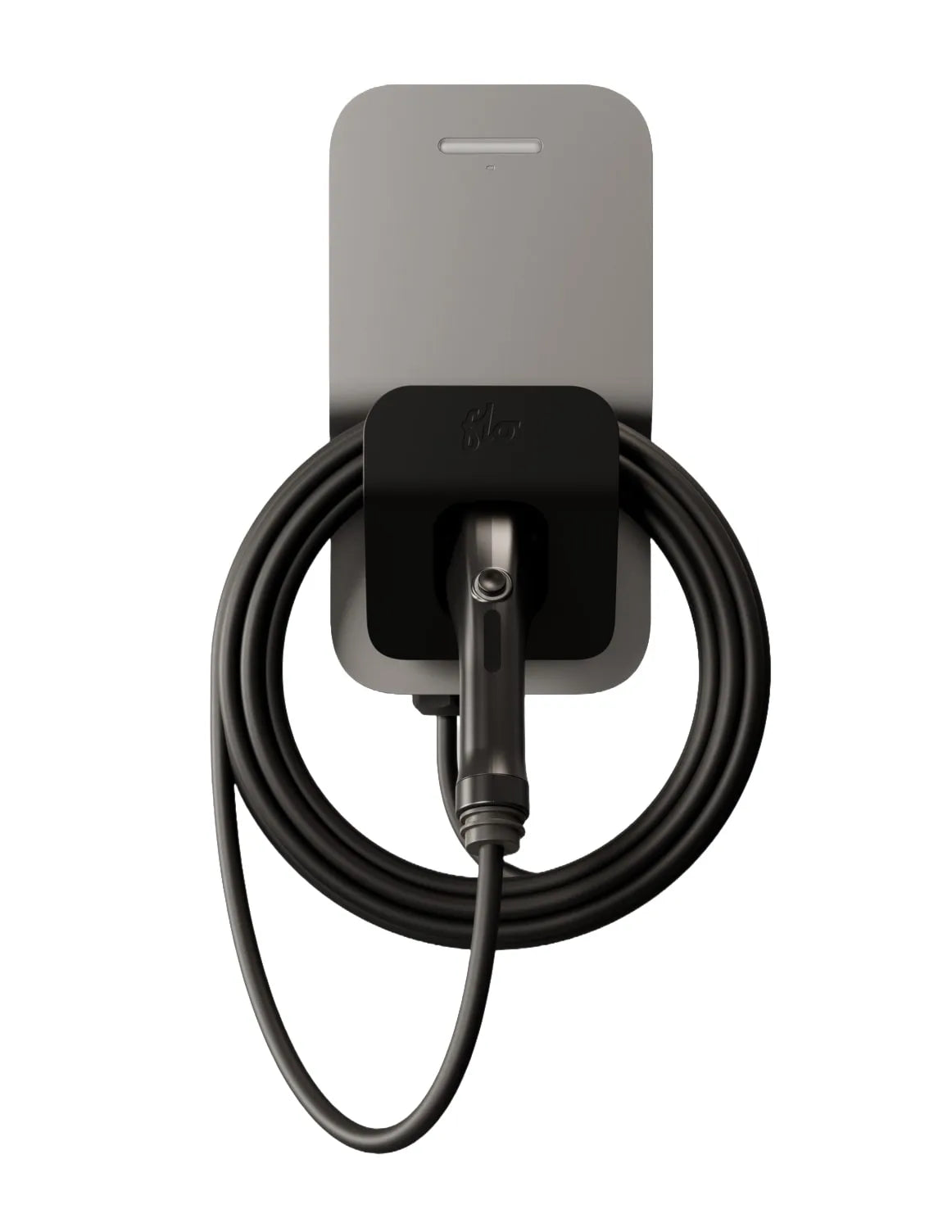 FLO Maison X6 50 A - Argent infini - Installation fixe - J1772 - Borne de recharge résidentielle de niveau 2