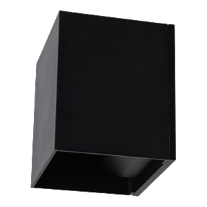 PRODUITS STANDARD 70188 MURAL DEL CARRE HAUT / BAS 15W 120V 5CCT NOIR