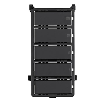 LEVITON DTKIT-E PLAQUE REMPL. MINUTERIEDECORA NOIRE