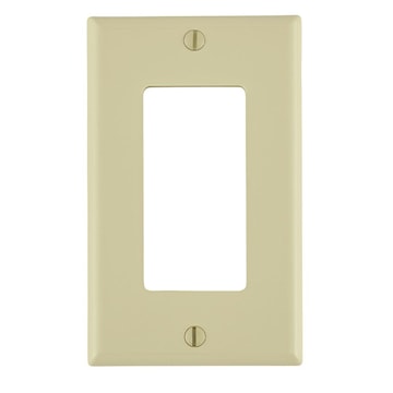LEVITON 80401-NI PLAQUE 1G DEC NYLONIVOIRE