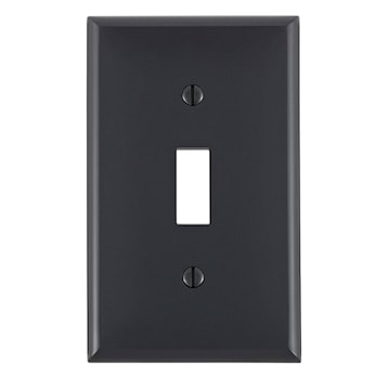 LEVITON 80701-E SWITCH PLATE BLACK