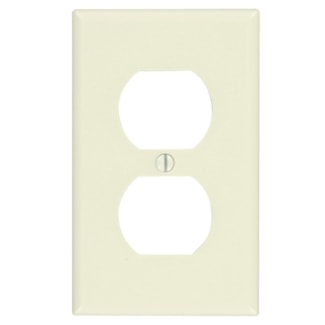 LEVITON 78003 PLATE 1G DUPLEX PLASTAMANDE CLEAR