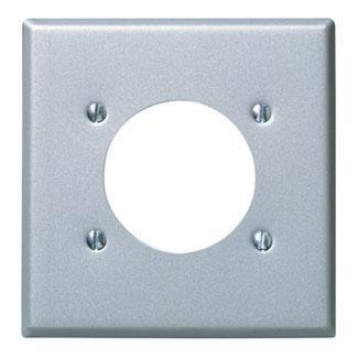 LEVITON S701-40 PLAQUE 2G STAINLESS STEE