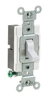 LEVITON CS120-2W INTERR 1P 20A 120V BLANC
