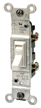 LEVITON 1451-W INTERR 15A 1P 120V WHITE (AI)