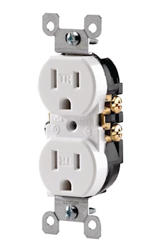 LEVITON T5320-W RECEPT 15A 125V DUPINVIOL BLANC