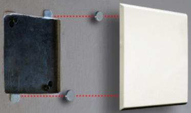 RACK-A-TIERS D612 SQUARE PLATE 6 1/2IN WHITE METAL 