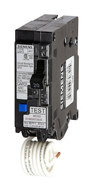 SIEMENS US2:QA120AFCCSA DISJ 1P 20 AMP COMB ARCFAULT CSA ENFICHABLE