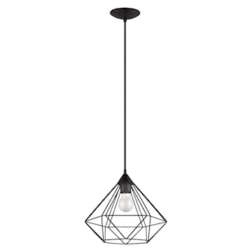 EGLO CANADA INC 94188A TARBES SUSPENSION 1L NOIR MAT 1 X 100W A19